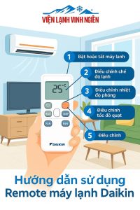 Cách sử dụng remote Daikin