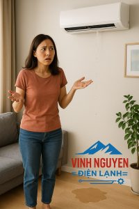Hướng dẫn tự sửa máy lạnh chảy nước tại nha