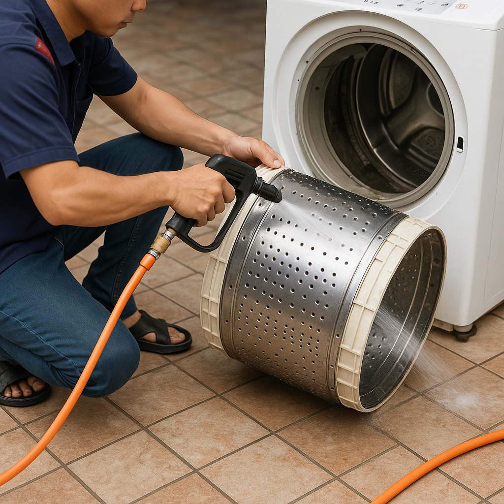 vệ sinh máy giặt phường cầu kiệu