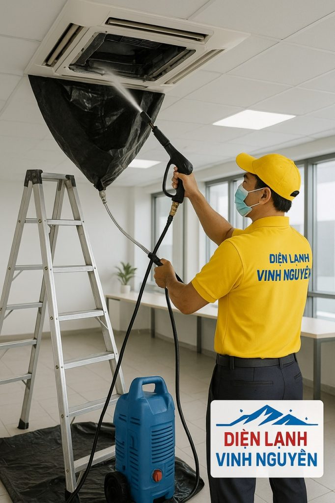 vệ sinh máy lạnh phường gia định mới